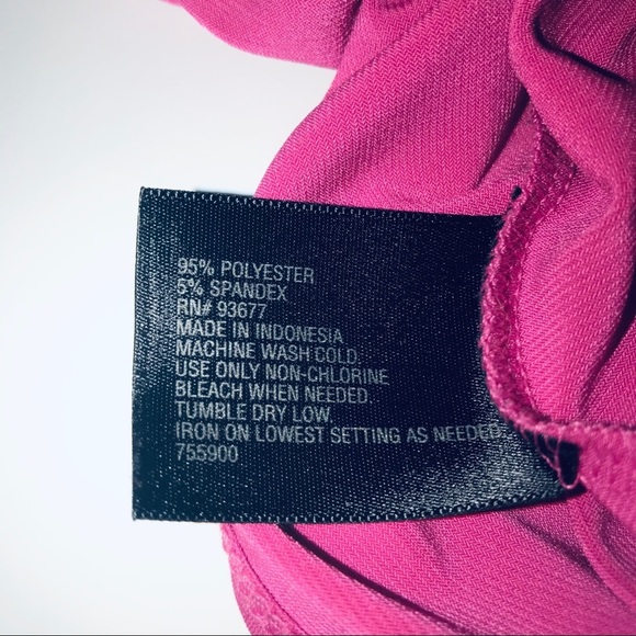 Worthington Hot Pink Sleeveless Blouse Size Large - Picture 7 of 7